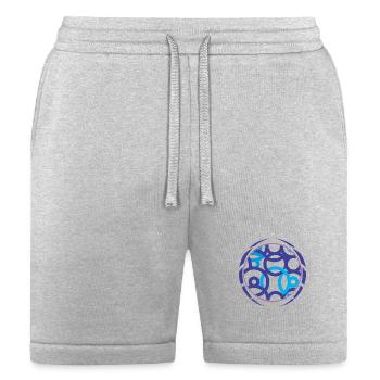 Interlocking Ring Mosaic - Bella + Canvas Unisex Short - heather gray - Front