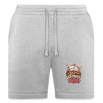 S'more Love Camp Night Smores Campfire - Bella + Canvas Unisex Short - heather gray - Front