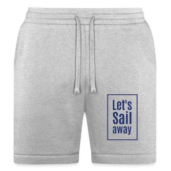 Let s Sail Away - Bella + Canvas Unisex Short - heather gray - Front