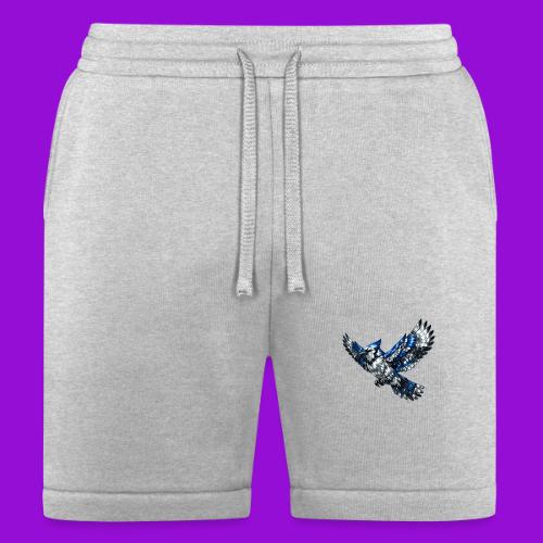 Silver Blue Jay in Flight - Bella + Canvas Unisex Short