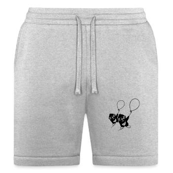 friends penguins fly away - Bella + Canvas Unisex Short - heather gray - Front