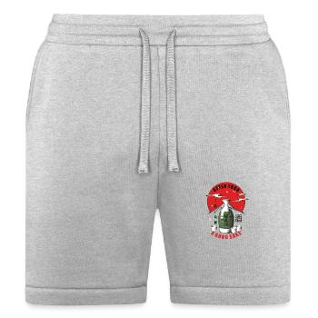 after yoga a good sake - Bella + Canvas Unisex Short - heather gray - Front