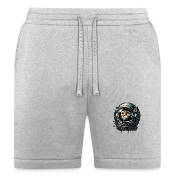 A cat in an astronaut suit - Bella + Canvas Unisex Short - heather gray - Front