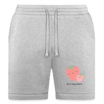 Berry Happy Mama - Bella + Canvas Unisex Short - heather gray - Front