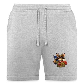 Jackalope Scout - Bella + Canvas Unisex Short - heather gray - Front