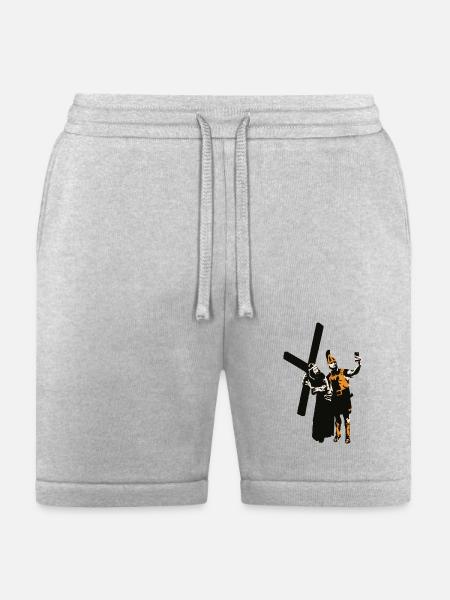 Selfie with Jesus - Bella + Canvas Unisex Short - heather gray