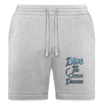 Plumb Depths for Ocean Dreamers - Bella + Canvas Unisex Short - heather gray - Front