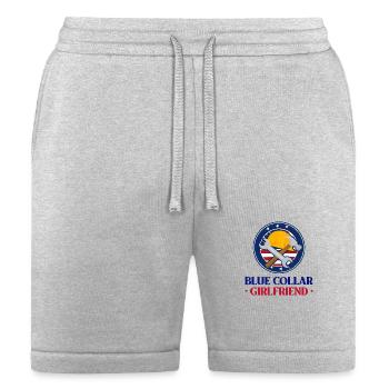 Blue Collar Girlfriend - Bella + Canvas Unisex Short - heather gray - Front