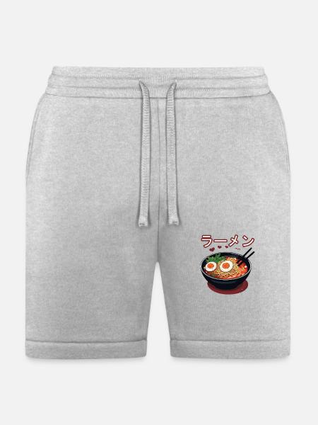 Ramen - Bella + Canvas Unisex Short - heather gray