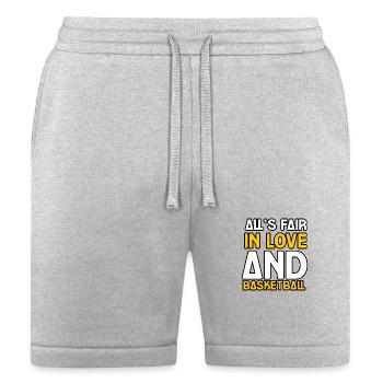ALL’S FAIR IN LOVE AND BASKETBALL TSHIRT SHIRT - Bella + Canvas Unisex Short - heather gray - Front