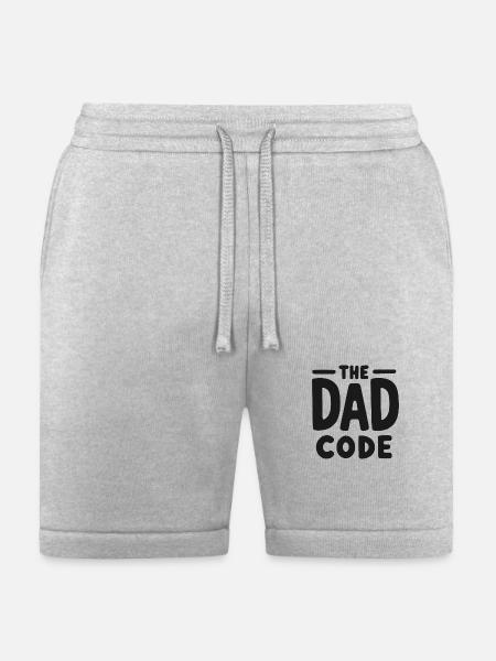 The Dad Code - Bella + Canvas Unisex Short - heather gray