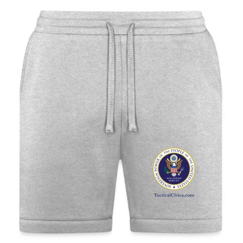 The People's Seal with blue url - Bella + Canvas Unisex Short