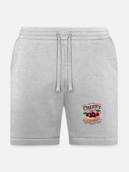 National Cherry Tart Day  - Bella + Canvas Unisex Short - heather gray