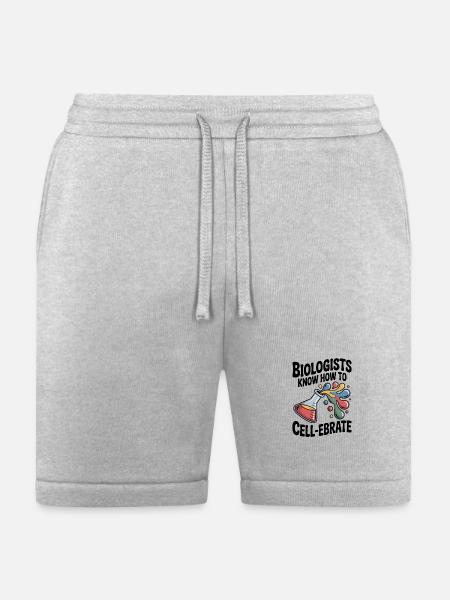 Biologists Know How to Cell-ebrate - Bella + Canvas Unisex Short - heather gray