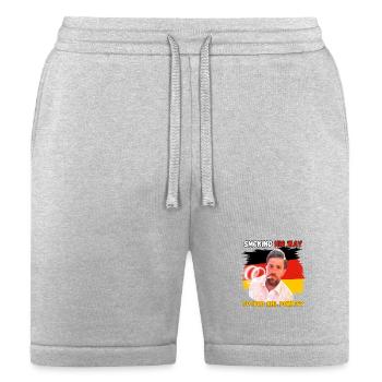 SMOKING His way to 1000 point - Bella + Canvas Unisex Short - heather gray - Front