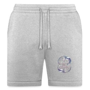 Witchcraft Fueled By Moonlight Sorcery Astrology - Bella + Canvas Unisex Short - heather gray - Front