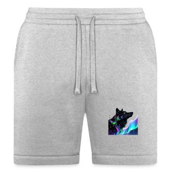Aurora Howl - Bella + Canvas Unisex Short - heather gray - Front
