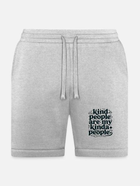 Kind People Are My Kind - Bella + Canvas Unisex Short - heather gray