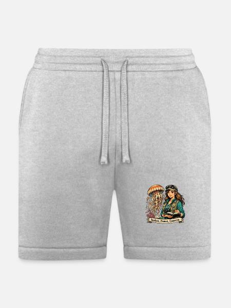 Ocean Conservator Explorer - Bella + Canvas Unisex Short - heather gray