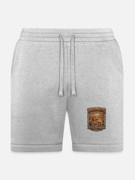 Badlands National Park Tee - Bella + Canvas Unisex Short - heather gray