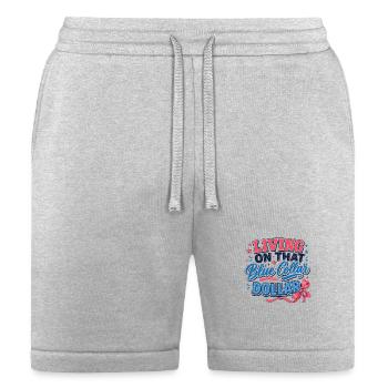 Blue Collar Dollar Work Pride Tee - Bella + Canvas Unisex Short - heather gray - Front