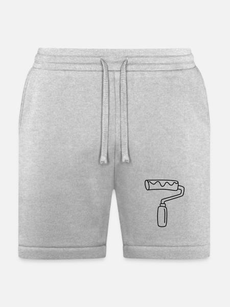 paint roller - Bella + Canvas Unisex Short - heather gray