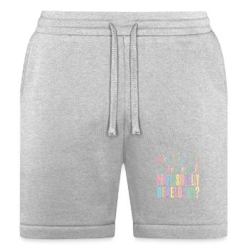 Pastel Gradient Humor: Professionally Developed - Bella + Canvas Unisex Short - heather gray - Front