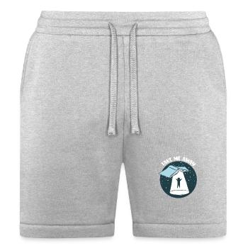 Funny Book Lover UFO Take Me Away Book Club Book - Bella + Canvas Unisex Short - heather gray - Front