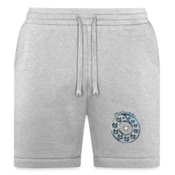 Blue Diamond Crown Ring - Bella + Canvas Unisex Short - heather gray - Front