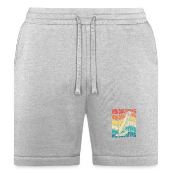 Windsurf Water Sports Windsurfing - Bella + Canvas Unisex Short - heather gray - Front