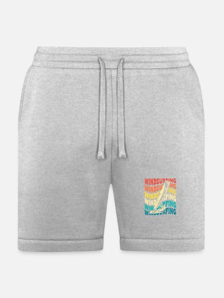 Windsurf Water Sports Windsurfing - Bella + Canvas Unisex Short - heather gray