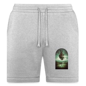 reality manipulatio - Bella + Canvas Unisex Short - heather gray - Front