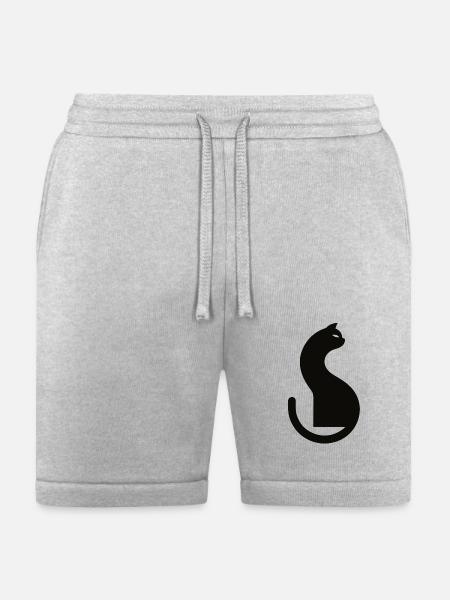 Quadratic Purrfection - Bella + Canvas Unisex Short - heather gray