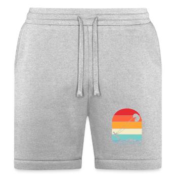 Kite Boarding Water Sports Kitesurfing - Bella + Canvas Unisex Short - heather gray - Front