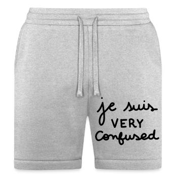 Je Suis Very Confused - Bella + Canvas Unisex Short - heather gray - Front