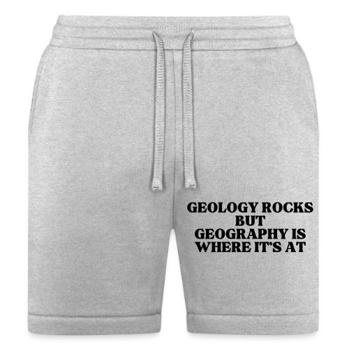 geology rocks but geography is where it's at - Bella + Canvas Unisex Short