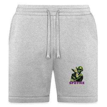 Alien Sphynx Cat - Bella + Canvas Unisex Short - heather gray - Front