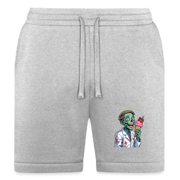 Zombie Doctor with Ice Cream Cone - Bella + Canvas Unisex Short - heather gray - Front