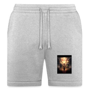 I Heart Gaza Children Protest Art no culpability  - Bella + Canvas Unisex Short - heather gray - Front