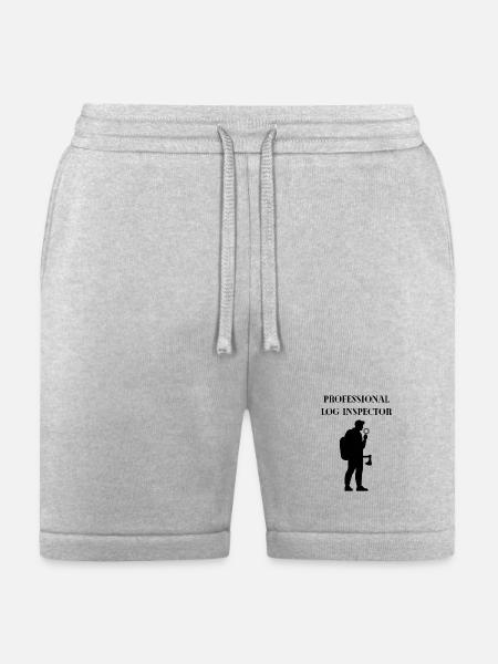 Busker Silhouette with Microphone - Bella + Canvas Unisex Short - heather gray