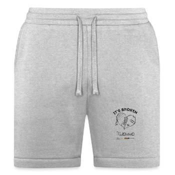 My heart is broken - Bella + Canvas Unisex Short - heather gray - Front