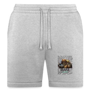 Rare Diamonds: Discipline & Hustle - Bella + Canvas Unisex Short - heather gray - Front