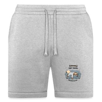 Cozy Sloth Pajama Couch - Bella + Canvas Unisex Short - heather gray - Front