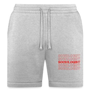 Sociologist Social Scientist Behavior Expert - Bella + Canvas Unisex Short - heather gray - Front