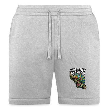 Vibrant Camouflage Chameleon - Bella + Canvas Unisex Short - heather gray - Front