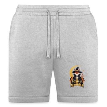 Foxy & Spooky - Bella + Canvas Unisex Short - heather gray - Front