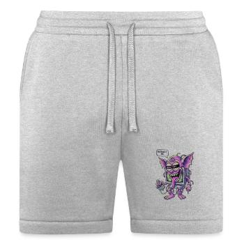 Glitch Monster Computer Reboot - Bella + Canvas Unisex Short - heather gray - Front