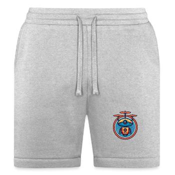 Orbital Core Drone - Bella + Canvas Unisex Short - heather gray - Front