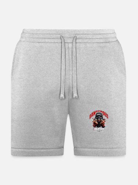 Grave Smile - Bella + Canvas Unisex Short - heather gray