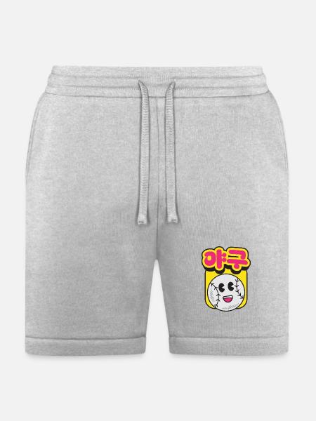 Baseball Mascot Pop Art - Bella + Canvas Unisex Short - heather gray